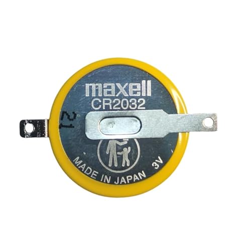 LJCELL Tabbed CR2032 3v Lithium Battery with Solder Tabs for Nintendo Gameboy&Gameboy Color Cartridge Battery Replacement,cr2032 Tabbed for Super Nintendo & Genesis cart Save Battery