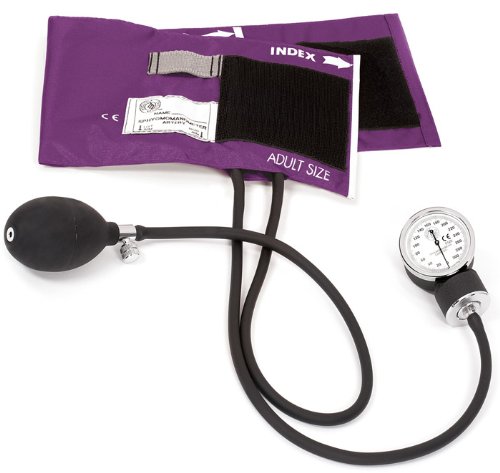 Prestige Medical Professional Blood Pressure Set with Colored Cuff - Purple (Adult)