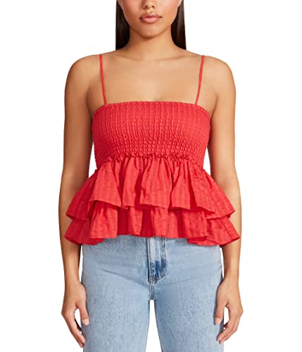 BB DAKOTA womens Made for You Top Shirt, Punch, Medium US