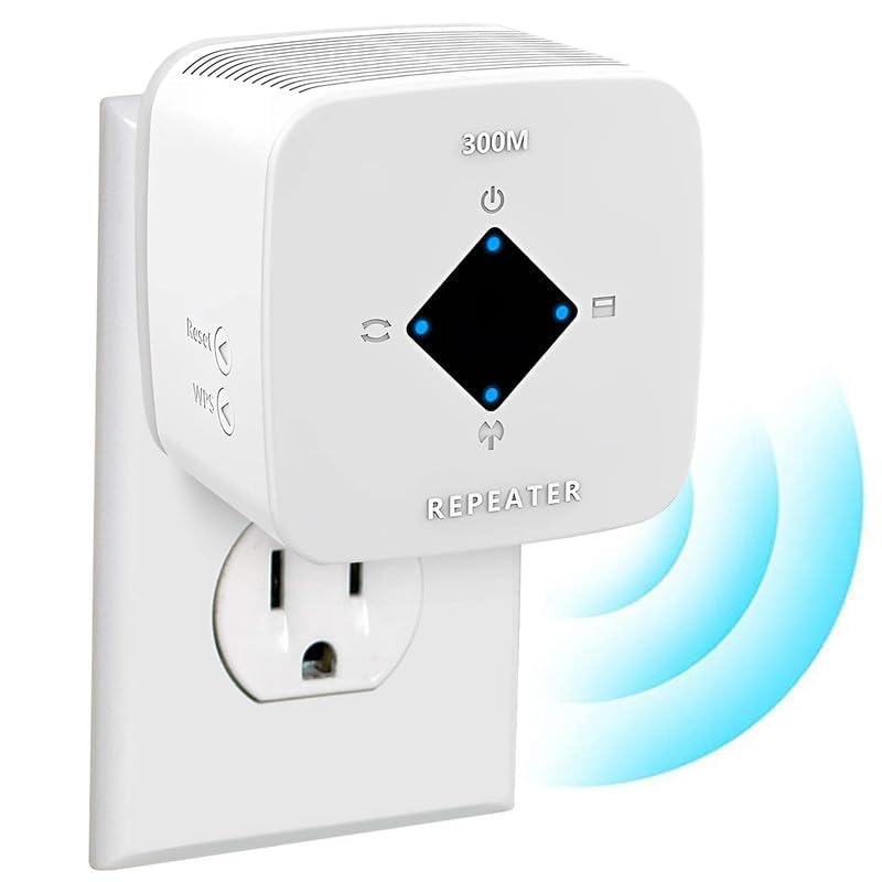 WiFi Extender Signal Booster for Home: Wireless Internet Repeater Range Coverage Up to 6500 Sq.Ft and 30+ Devices
