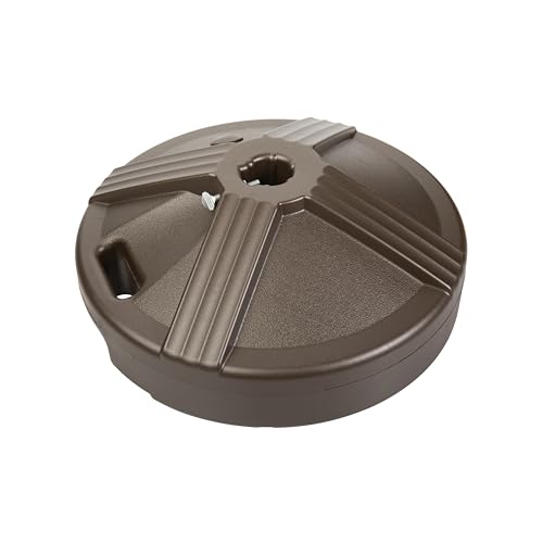 US Weight Durable Fillable Umbrella Base Designed to be Used with a Patio Table 3.5 pounds , Bronze