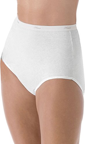 Hanes No Ride Up Cotton Brief (PP40AD) White