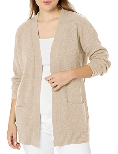 Goranbon Women's Cardigan Sweaters Open Front Lightweight Long Sweater with Pockets