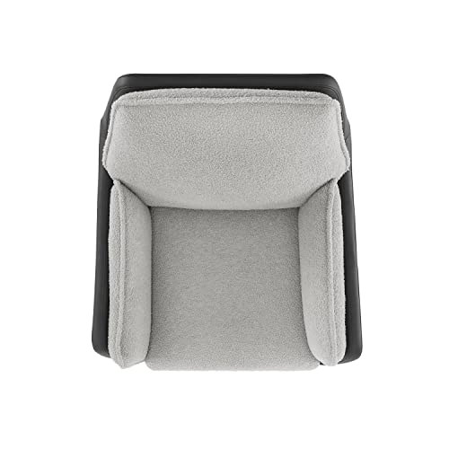 Linon Mabry Swivel Chair Black Grey