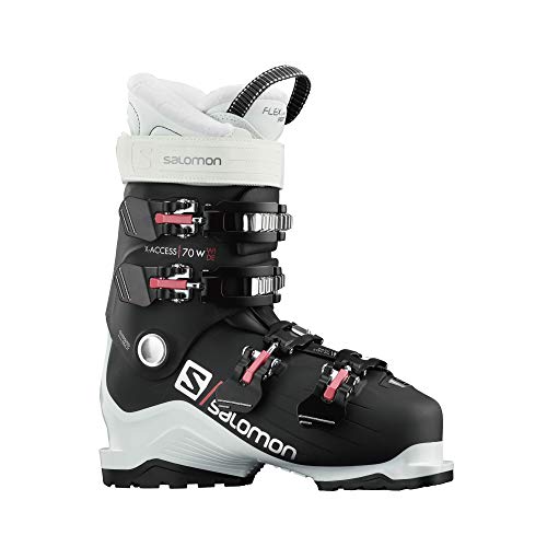 Salomon X Access 70 Wide Ski Boots Womens Sz 8/8.5 (25/25.5) White/Black