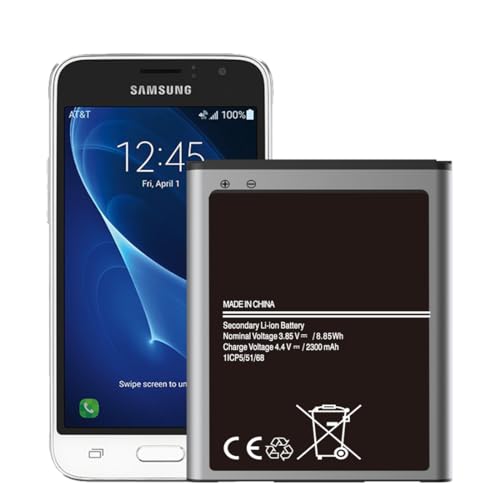 HamnaKhu Galaxy Express 3 Battery,Replacement Battery for AT&T Samsung Galaxy Express 3 SM-J120A,EB-BJ120CBE/EB-BJ120CBU Battery