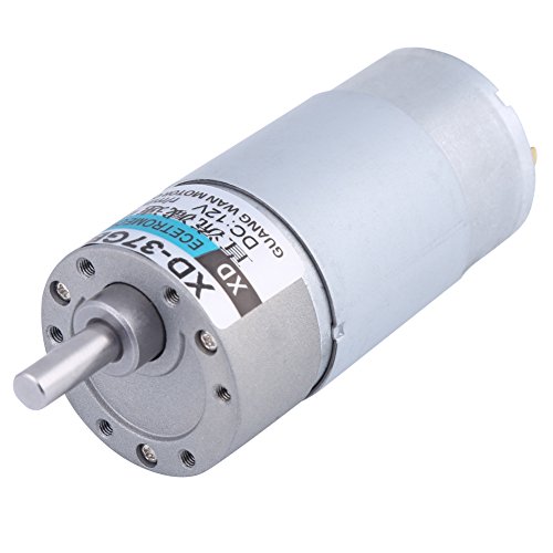 Micro Geared Motor, DC Gear Motor XD-37GB555 15W 12 (V) 500 (RPM) Adopted from Pure Copper Wire Coil Made of Metal Gear Used in Automation Equipment
