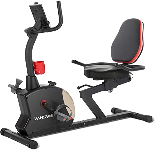 VANSWE Recumbent Exercise Bike for Adults Seniors Home Workout and Physical Therapy with 400 LBS Weight Capacity RB912