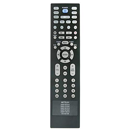 New 6in1 Remote Control 290P187010 290P137010 290P187A10 290P187020 290P175010 WD-82738 fit for Mitsubishi WD-60C9 WD-65C9 WD-73C9 LT-40151 LT-40153 LT-40164 LT-46151 LT-46153 LT-46164 LT-46265