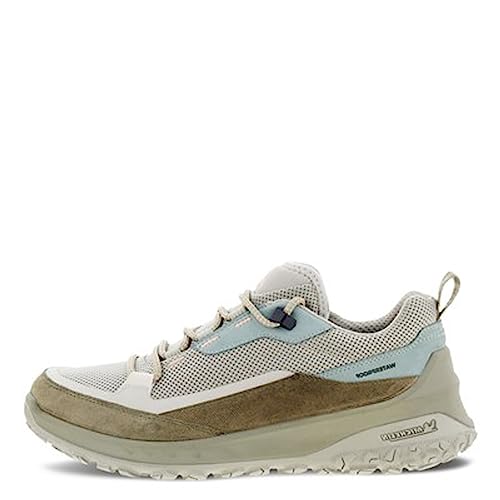 ECCO Women's Ultra Terrain Low Waterproof Hiking Shoe, SAGE/Gravel, 7-7. 5