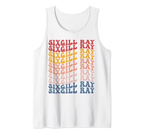 Sixgill Ray Groovy Retro Fish Tank Top