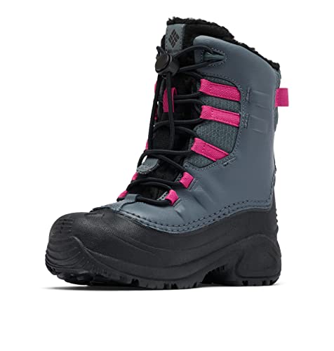 Columbia Youth Unisex Bugaboot Celsius, Graphite/Wild Fuchsia, 3