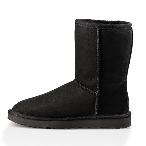UGG Women's Classic Short Ii Boot, Black, 08