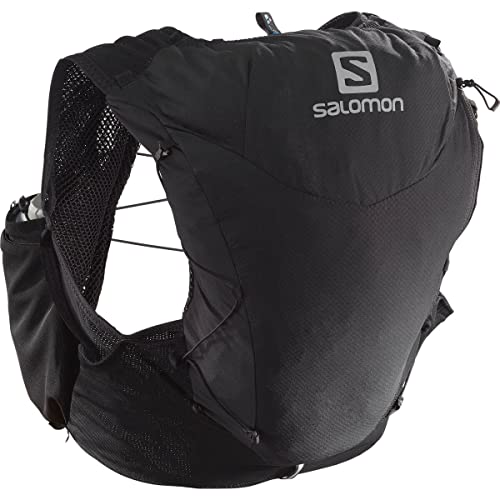 Salomon Women ADV Skin 12 Hydration Pack with Flask, Black/Ebony, L