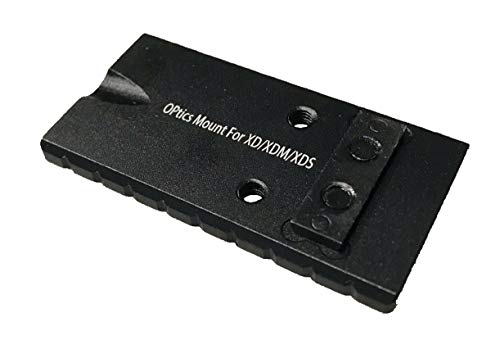 Ade Advanced Optics Red Dot Adapter/Mounting Plate for Springfield XD, XDE, XD MOD.2, XD(M), XDM, XDS Pistol