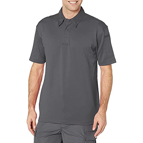 Propper Mens Men’s I.c.e. Performance Short Sleeve Polo-shirts, Charcoal Grey, Medium US