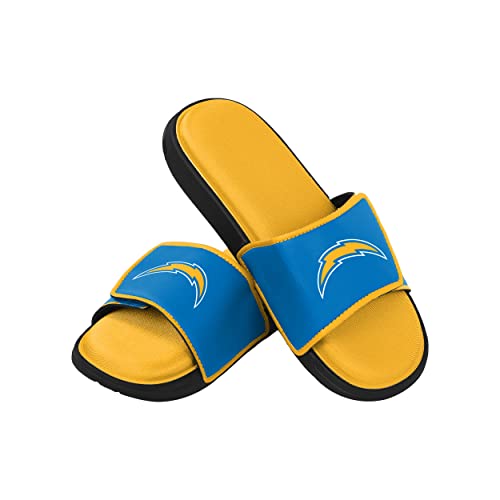 FOCO Los Angeles Chargers NFL Mens Foam Sport Slide - L
