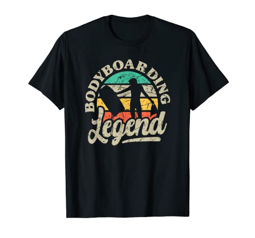 Bodyboarding Legend Retro Bodyboarder Vintage Bodyboard T-Shirt