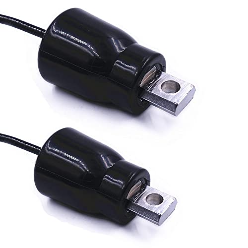 J Bryant Gym Machine Accessories for 5mm/6mm Cable 1 Pair Stopper Interface Port Components Fitness Equipment Wire Rope Port Joint Replacement Parts for Home Gym Machine Use