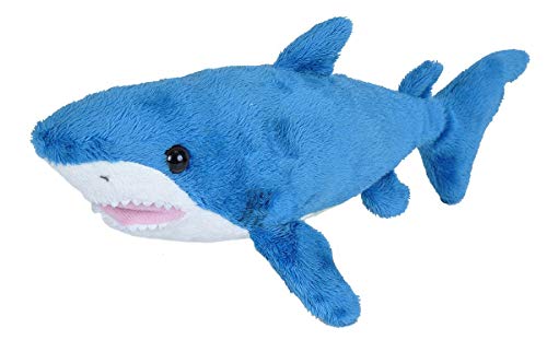 Wild Republic Mako Shark Plush, Stuffed Animal, Plush Toy, Gifts for Kids, Sea Critters 11 Inches
