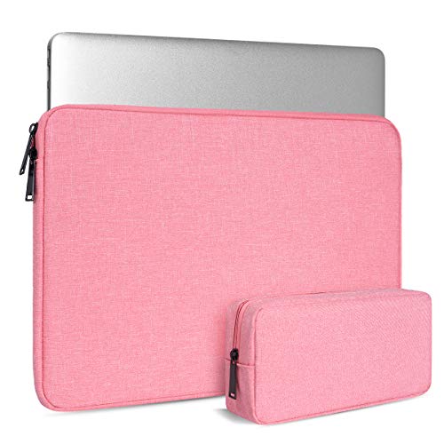 14 Inch Laptop Case Bag for Dell Inspiron 14 5406 5482 5481/Dell Latitude 14/Dell XPS 15, Lenovo Ideapad 3 14', Asus L406 14 Inch Cover with Small Case, Pink Tablet Bag