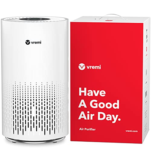 Vremi Premium True HEPA Air Purifier for Large Rooms - Removes 99.97% of Airborne Particles with H13, Activated Carbon and 3-Stage Filtration - For Rooms up to 200 Square Feet