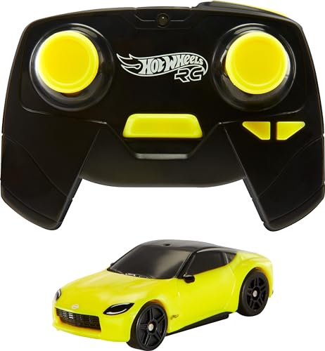 Hot Wheels 1:64 Scale RC Toy Car, Remote-Control Nissan Z for On- or Off-Track Play