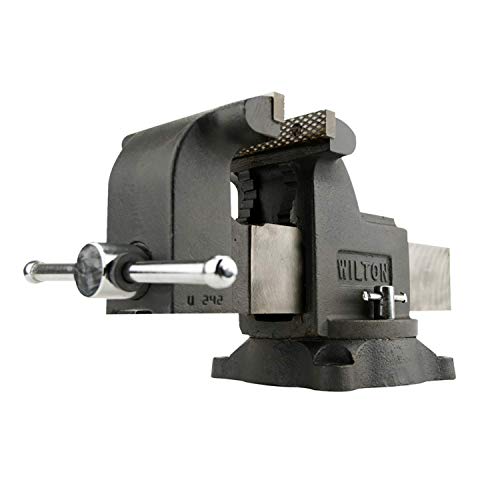 Wilton Shop Bench Vise, 8' Jaw Width, 8' Max Jaw Opening, 4' Throat (Model WS8)