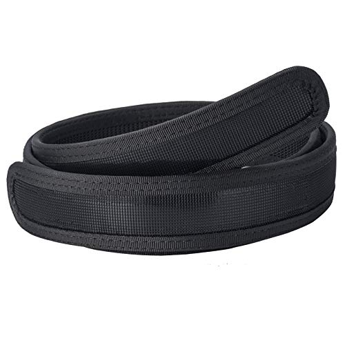 Vianyer Inner Belt 1.5' Hook Liner Belt Buckleless Under Belt for Duty Belt EDC Work XXL