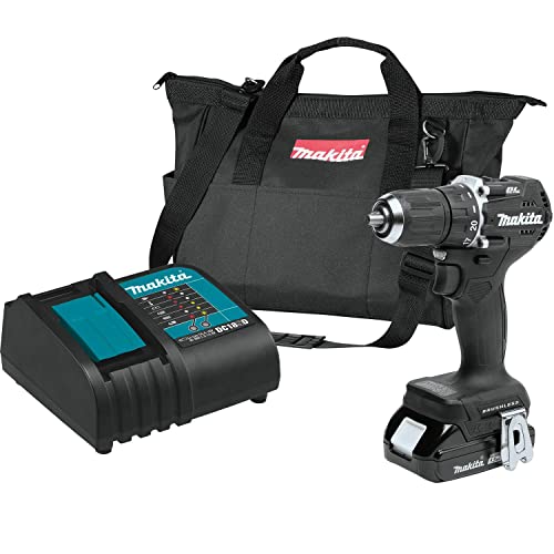 Makita XFD15SY1B 18V LXT Lithium-Ion Sub-Compact Brushless Cordless 1/2' Driver-Drill Kit (1.5Ah)