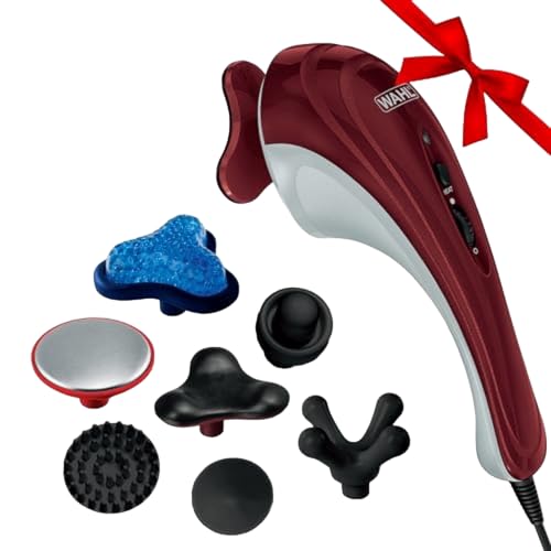 Wahl Hot Cold Therapeutic Light Vibratory Corded Massager with Soothing to Medium Vibratory Speed to Relieve Muscle Pain and Reduce Swelling, Due to Chronic Pain or Fitness Injury – 4295-400
