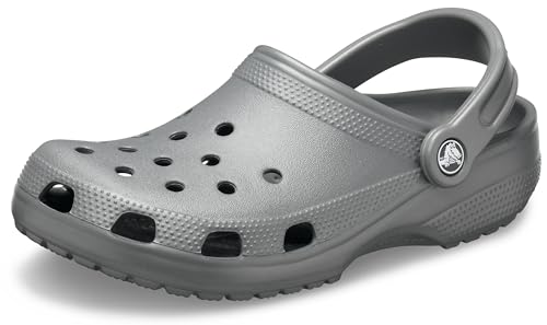 Crocs Unisex Classic Clog, Slate Grey, 7 Women/5 Men