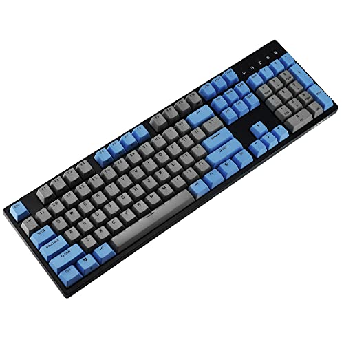 DURGOD Taurus K310 Big Mechanical Gaming Keyboard - 104 Keys - Double Shot PBT - NKRO - USB Type C (Cherry Blue,Black,ANSI/US)