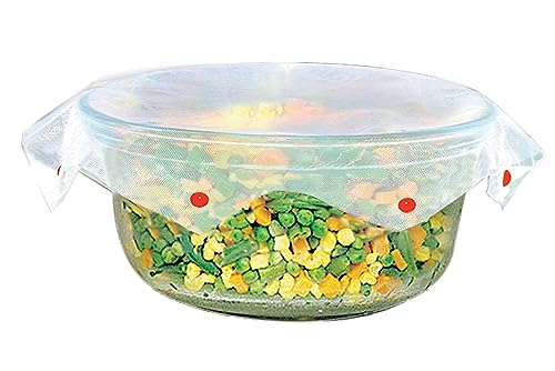 Microwave Spatter Screen, Red Beads