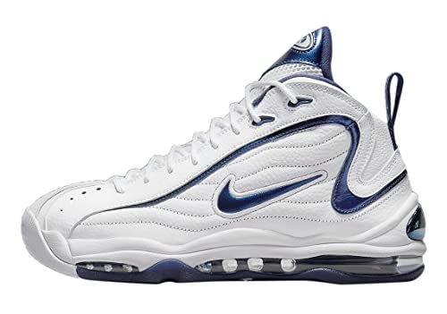 Nike Mens Air Total Max Uptempo CZ2198 100 White/Navy - Size 8.5