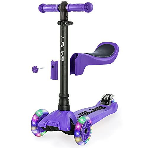 i-Glide 3 Wheel Scooter - Purple (No Seat)