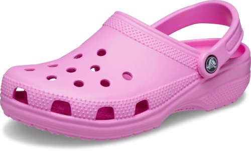 Crocs Unisex-Adult Classic Clogs (Best Sellers), Taffy Pink, 9 Men/11 Women