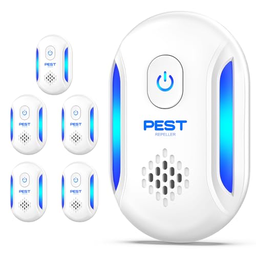 2024 Upgraded Ultrasonic Pest Repeller, Indoor Pest Repellent 2 Packs, Electronic Plug in Pest Control for Roach, Ant, Rodent, Mouse, Bugs, Mosquito, Spider Repellent for House, Garage, Warehouse