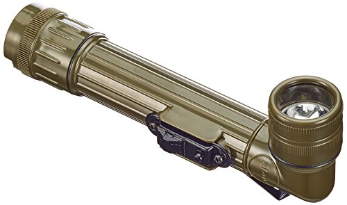 Mil-Tec US LED Angled Torch SM Olive, 16 cm