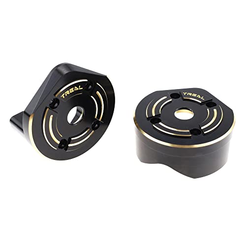 Treal Brass Outer Portal Covers Heavy Weights 93g for Axial Capra UTB/SCX10 III-Type B