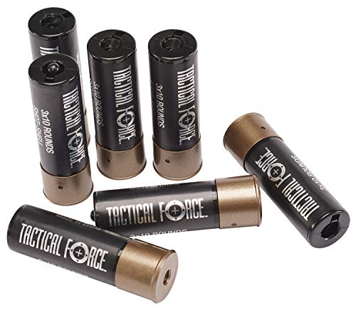 Elite Force unisex adult 30-Round Tri-Shot Shells (6 Pack) Airsoft Magazine, Black, One Size US