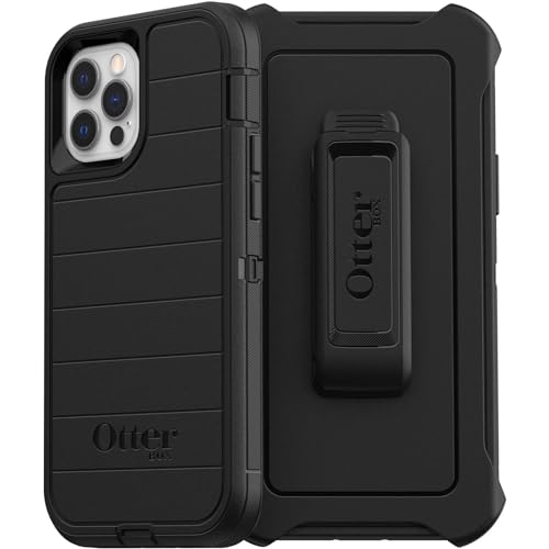 OtterBox Defender Series Case for Apple iPhone 12 & iPhone 12 Pro - (Black)