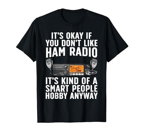 Funny Ham Radio Art For Men Women Ham Operator Amateur Radio T-Shirt