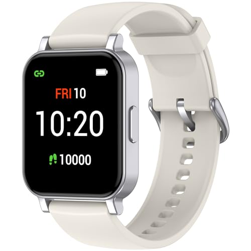 LIVIKEY Smart Watch for Women Men, Fitness Tracker Watch with Heart Rate Monitor, Blood Oxygen, Sleep Tracking, 41mm Touchscreen Smartwatch IP68 Waterproof Pedometer Watch Compatible with Android iOS