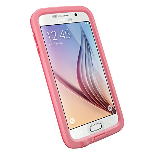LifeProof FRĒ SERIES Waterproof Case for Samsung Galaxy S6 - Retail Packaging - CUTBACK CORAL (CORAL/CANDY PINK)
