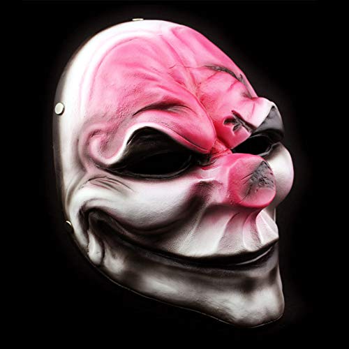 Resin Payday2 Cosplay Mask Deluxe Masquerade Mask Film Theme Mask Props Halloween Party Costume Mask Collection Mask