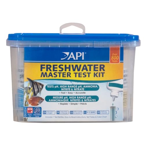 API FRESHWATER MASTER TEST KIT 800-Test Freshwater Aquarium Water Master Test Kit, White, Single, Multi-colored