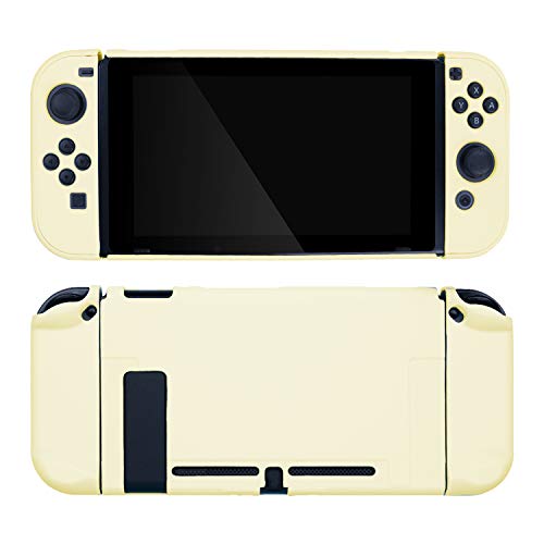 GeekShare Switch Protective Case Slim Cover Case Compatible with Nintendo Switch and Joy Con - Shock-Absorption and Anti-Scratch (Yellow)