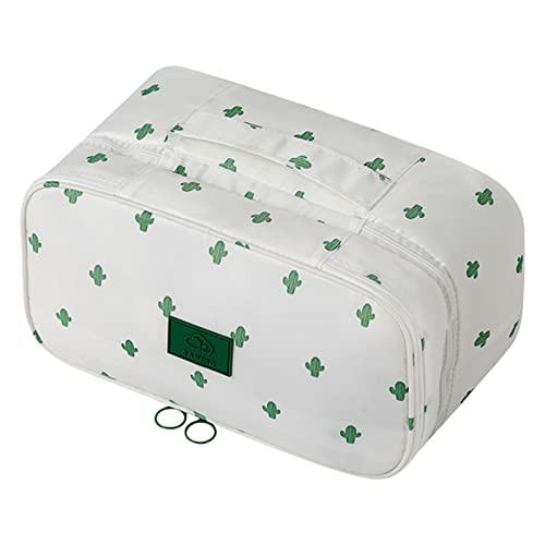 DELURA Travel Underwear Storage Bag Underwear Bra Business 6 Separate Pockets Trip Fashion Bag Underwear, Socks, Storage Bags,Dormitory, Student Portable Bra Organizing Bags/284 (Color : B)