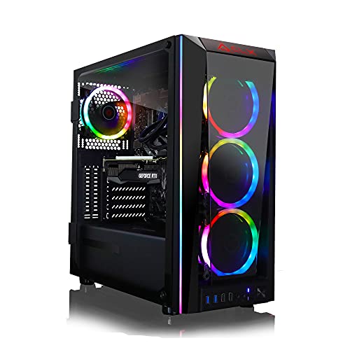 CLX Set Gaming PC - Intel Core i9 10900KF 3.7GHz, GeForce RTX 3060, 960GB SSD, 4TB HDD, 32GB DDR4 RGB Memory, 240mm AIO, Windows 11 Home, Black